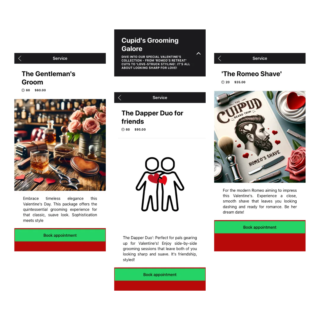 Offerte di San Valentino nell'app