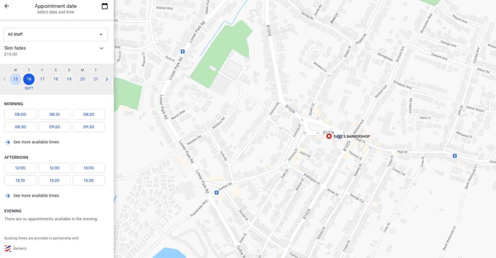 Ricevi prenotazioni da Google Maps
