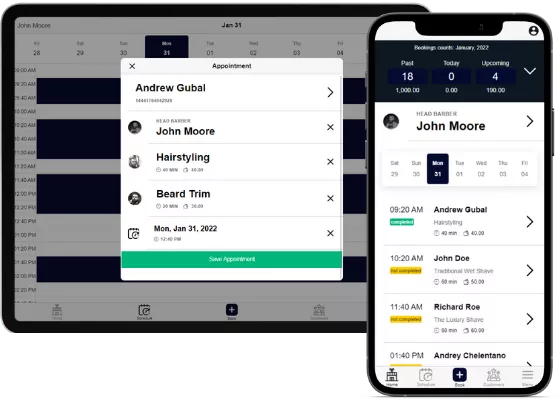App for barbers